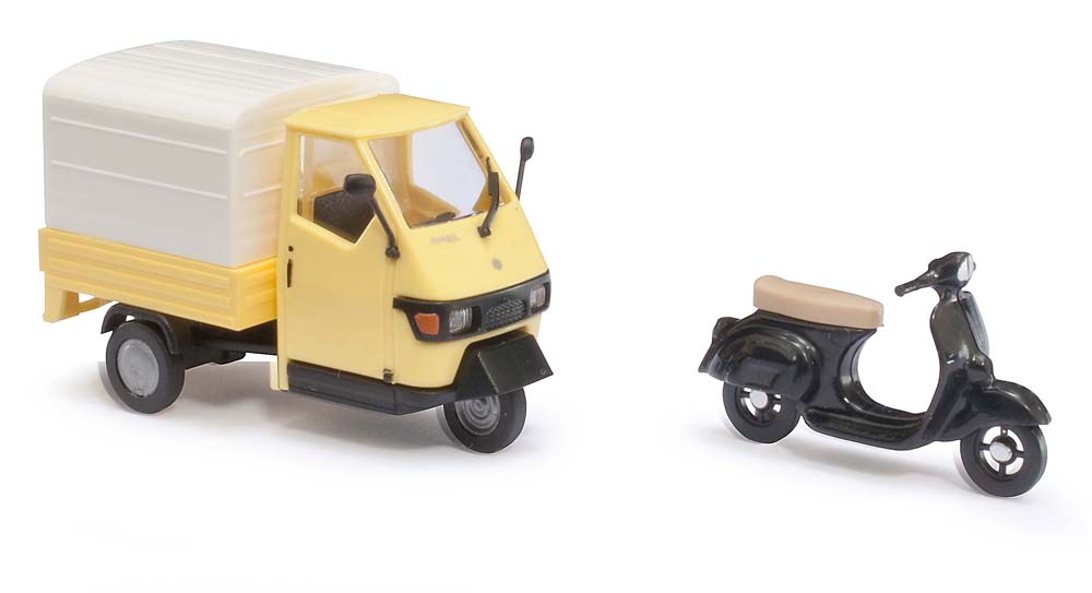 Ape Piaggio con Vespa 1/87