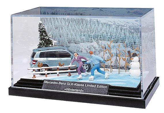 MB GLK-classe  inverno sulla neve