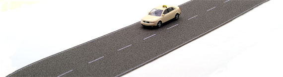 Strada Audi A4  Taxi