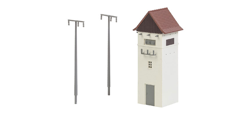 Cabina di trasformazione con pali