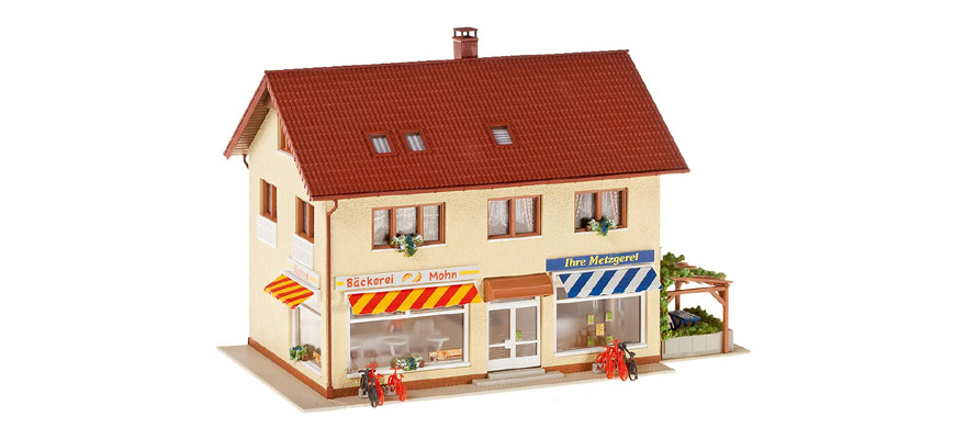 Casa con negozi