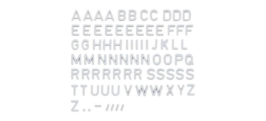 Lettere ABC per insegne