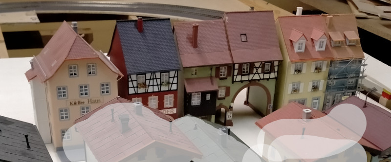 Set 5 edifici paese MONTATO