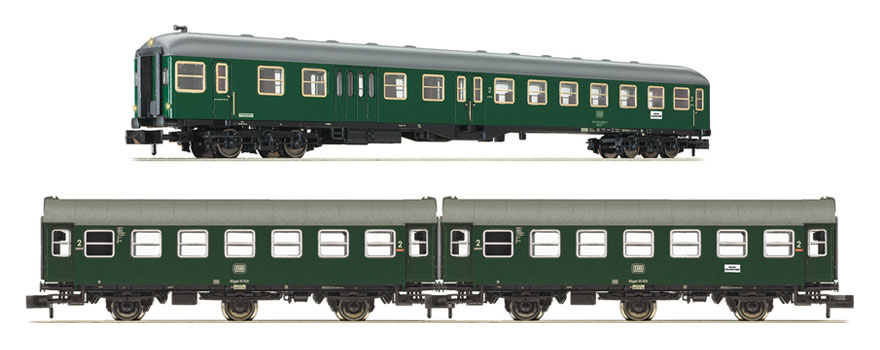 Set 3 carrozze passeggeri Treno Murnau-Oberammergau DB