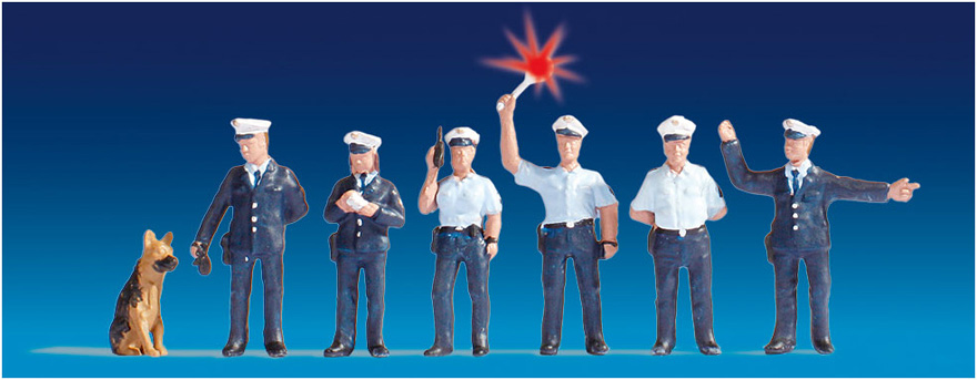 POLIZIA TEDESCA ILLUMINATA A LED