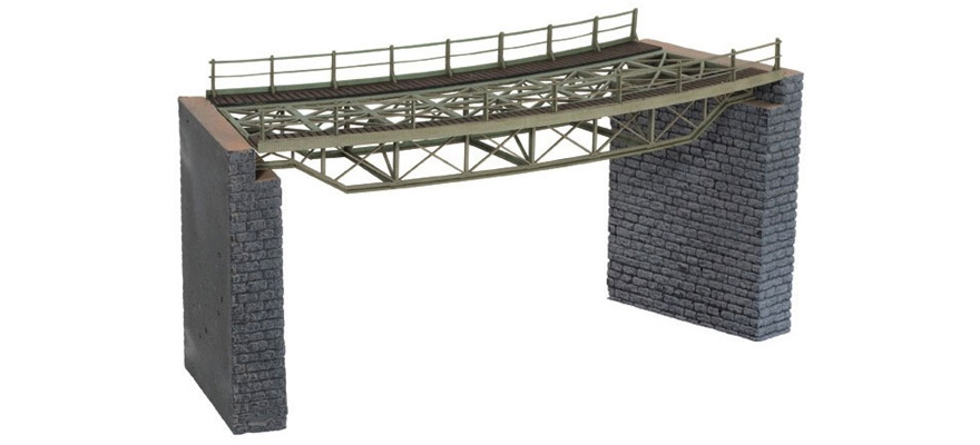 Ponte a via superiore curva