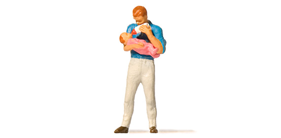 PADRE CON BAMBINO