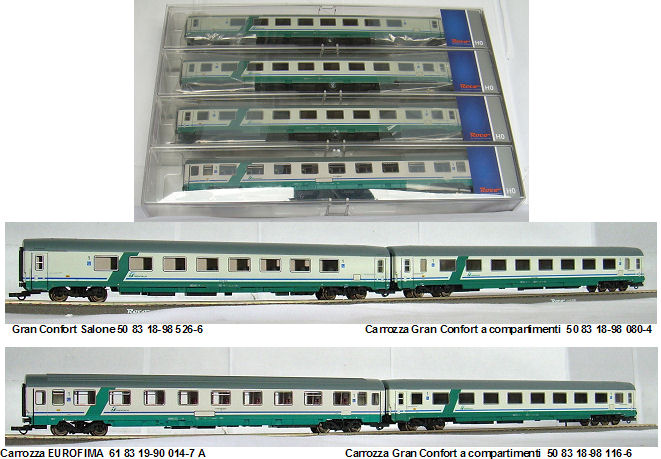 SET 3 GRAN CONFORT+ 1 EUROFIMA