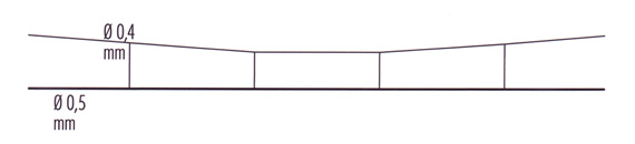 Catenaria 340 mm  5 pezzi