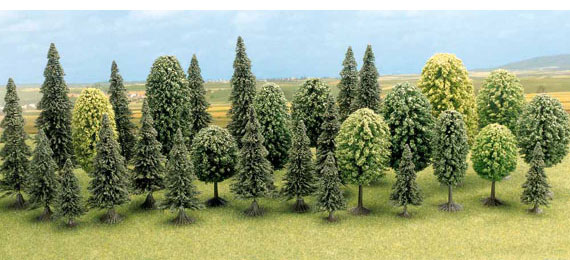 ASSORTIMENTO 30 ALBERI   N