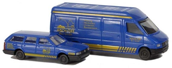 Baufahrzeuge-Set �Hoch+Tief Bau GmbH�