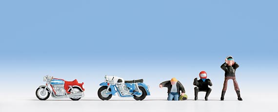 MOTOCICLISTI con MOTO
