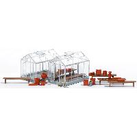 Vedi Scheda Busch 1400 - 2 serre complete di accessori Busch - Scala  H0 
