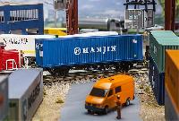 Vedi Scheda Faller 180842 - 40  Hi-Cube Container HANJIN Faller - Scala  H0 