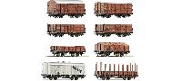 Vedi Scheda Roco 44002 - Set 8 vagoni merci DB epoca III Roco - Scala  H0 