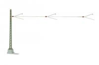 Vedi Scheda Viessmann 4122 - H0 palo per linea aerea in curva Viessmann - Scala  H0 