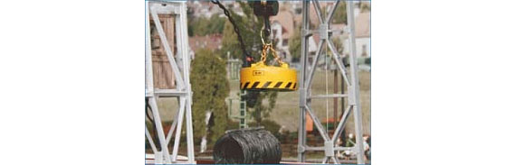 Magnete di sollevamento per gru a ponte