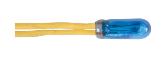 2 lampadine blu 2,3 mm, 12V